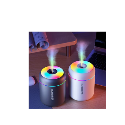 Mini Portable USB Humidifier with Colorful LED Light